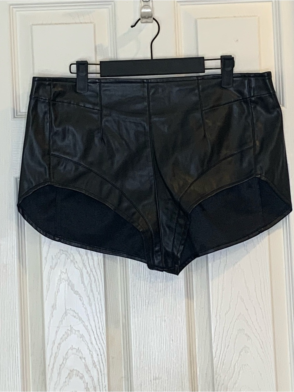 We The Free Keep It Brief Shorts Black High Waist Size Large